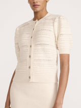 Havana Multi Stitch Cardigan