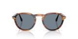 Persol PO3383S Sunglasses - Striped Black & Brown