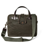 Filson Tin Cloth Compact Briefcase Otter Green
