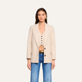 Amelie Blazer - Cappuccino/Ivory Tweed