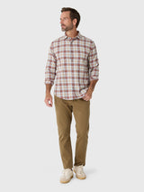 Bold Melange Plaid Hutcheson Sport Shirt - Oak Hall
