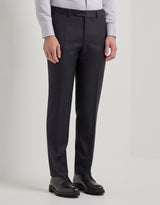 Canali navy wool suit trousers - Oak Hall