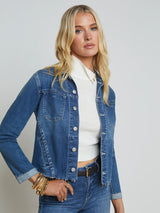 Janelle Slim Raw Jacket - Oak Hall