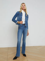 Janelle Slim Raw Jacket - Oak Hall