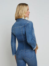 Janelle Slim Raw Jacket - Oak Hall