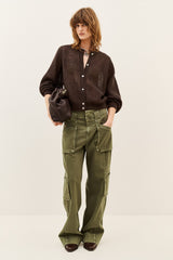 Isolar Knit Cardigan - Brown