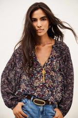 Blouse Kross - Bleu