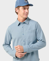 Notion Stretch Knit Shirt - Blue Heron