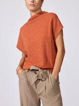 Morten Funnel Neck Cashmere Top