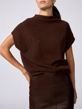 Morten Funnel Neck Cashmere Top
