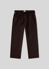 Brynn Drawstring Trouser In Linen - Oak Hall