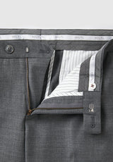 Tarent Easy Care Wool Trouser - Medium Grey
