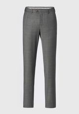 Tarent Easy Care Wool Trouser - Medium Grey
