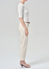 Palma Straight Clean Hem - Almond