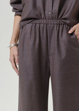 Clara Pull-On Wool Pant - Oak Hall