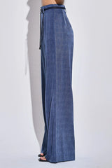 Fada Silk Pant - Ultramarine