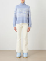 We Norwegians Setesdal Pullover Women - Light Blue