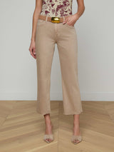 Wanda Hr Crop Wide Leg - Oak Hall