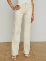 Clayton High Rise Wide Leg - Oak Hall