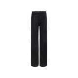 L'Agence Clayton Coated Wide-Leg Jean - Noir Coated
