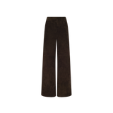 L'Agence Livvy Suede Trouser - Coffee Bean