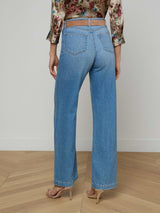 Scottie H/R Wide Leg - Oak Hall