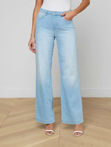 Scottie H/R Wide Leg - Oak Hall