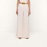 Amara Linen Wide-Leg Pant - Vintage White