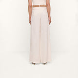 Amara Linen Wide-Leg Pant - Vintage White