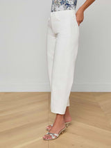 Mallis H/R Bow-Leg Jean - Oak Hall