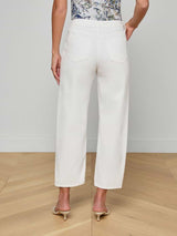 Mallis H/R Bow-Leg Jean - Oak Hall