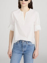 The Keepsake Popover Top - Oak Hall