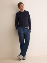Derek Rose Basel Micro Modal Lounge Trousers - Navy
