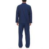 Majestic International Herringbone Cotton Pajamas - True Blue