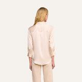 L'Agence Dani 3/4 Sleeve Blouse - Champagne