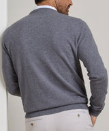 Crown Heritage Cashmere Crewneck Sweater - Oslo Grey