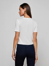 Stormy Ss Crop Crw Nk Tee - Oak Hall