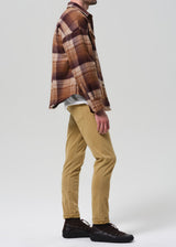 London Tapered Slim Cashmere Touch Sateen Pant - Heirloom