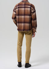 London Tapered Slim Cashmere Touch Sateen Pant - Heirloom