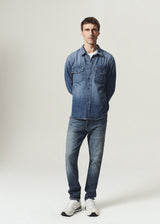London Tapered Slim Cashmere Denim Jean - Cyrus