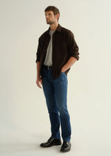 Gage Slim Straight Cashmere Denim Jean - Condor