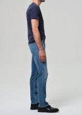 Gage Slim Straight Cashmere Denim Jean - Anders