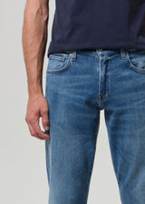 Gage Slim Straight Cashmere Denim Jean - Anders