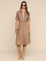Callen Midi Shirt Dress