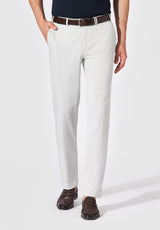 Peaker S Supima Sateen Light Chino - Light Grey