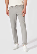 HILTL Dude Essential Cotton 5-Pocket Trouser - Grey