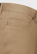 HILTL Dude Essential Cotton 5-Pocket Trouser - Khaki