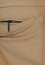 HILTL Dude Essential Cotton 5-Pocket Trouser - Khaki