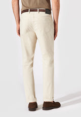 HILTL Dude Essential Cotton 5-Pocket Trouser - Stone