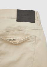 HILTL Dude Essential Cotton 5-Pocket Trouser - Stone